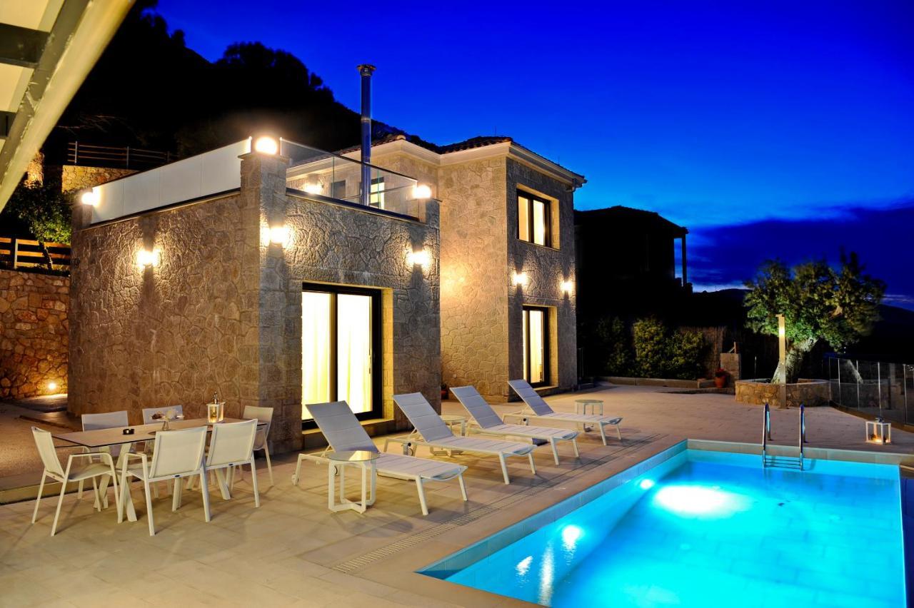 Ionian Stone Luxury Villa Nikiana Bagian luar foto