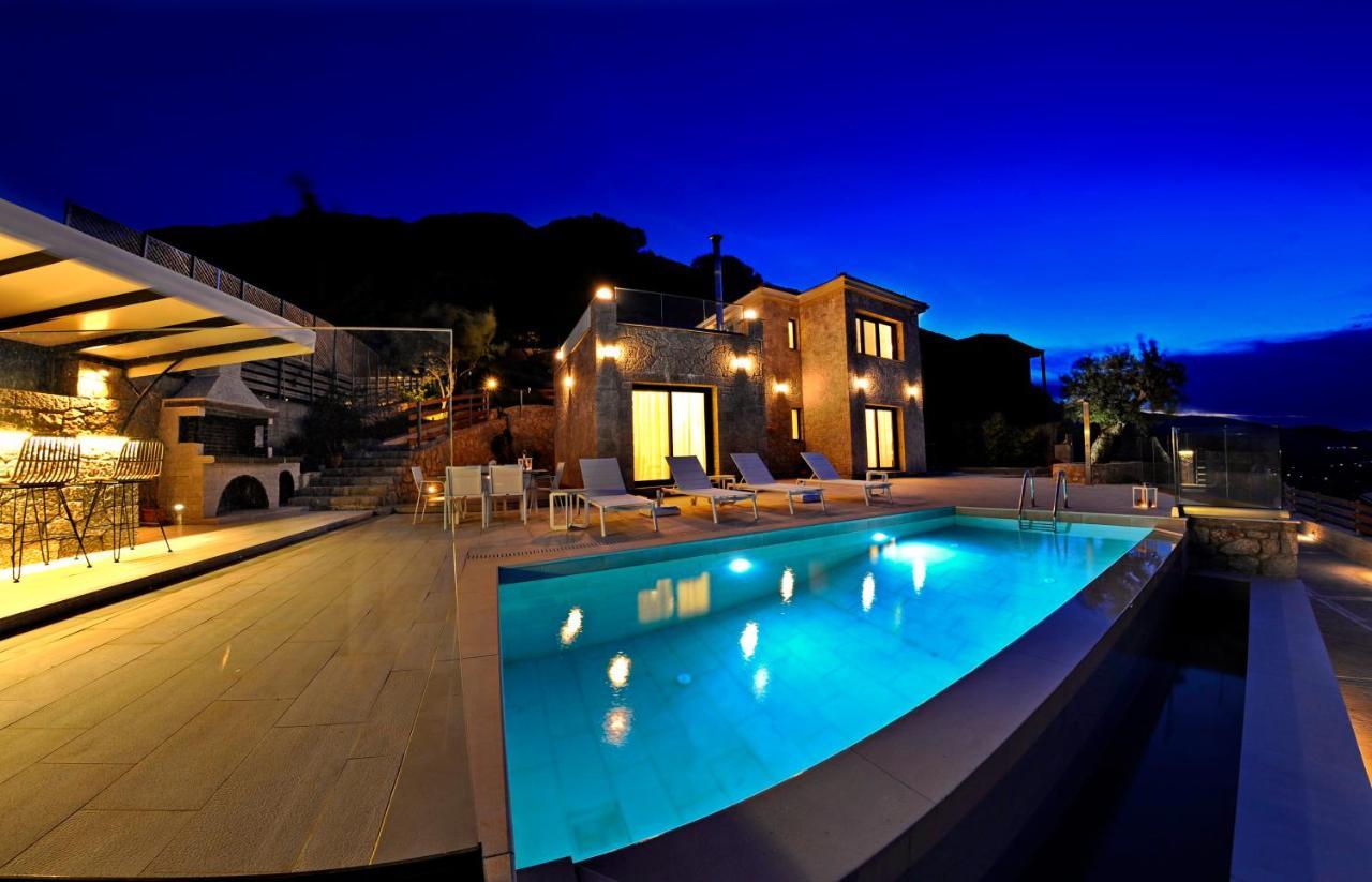 Ionian Stone Luxury Villa Nikiana Bagian luar foto