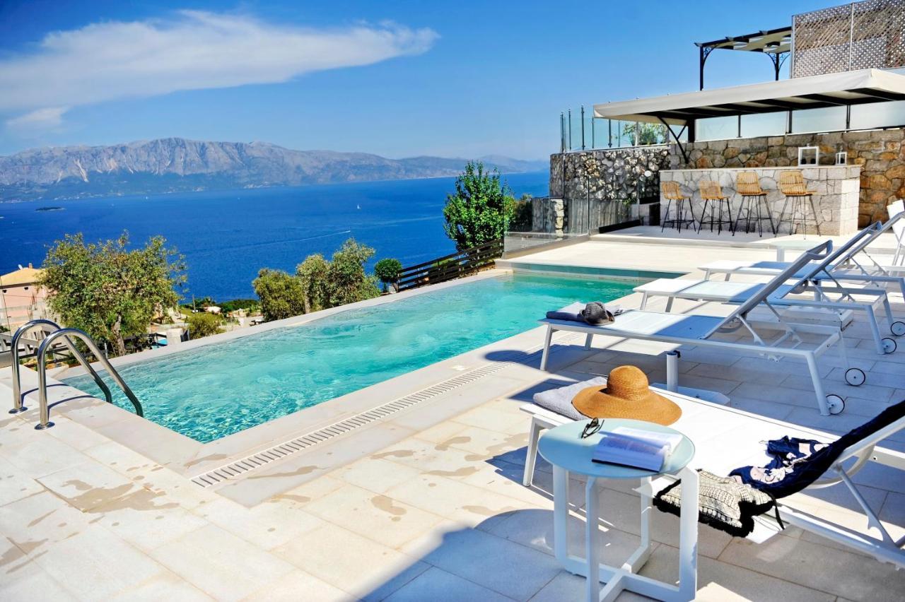 Ionian Stone Luxury Villa Nikiana Bagian luar foto