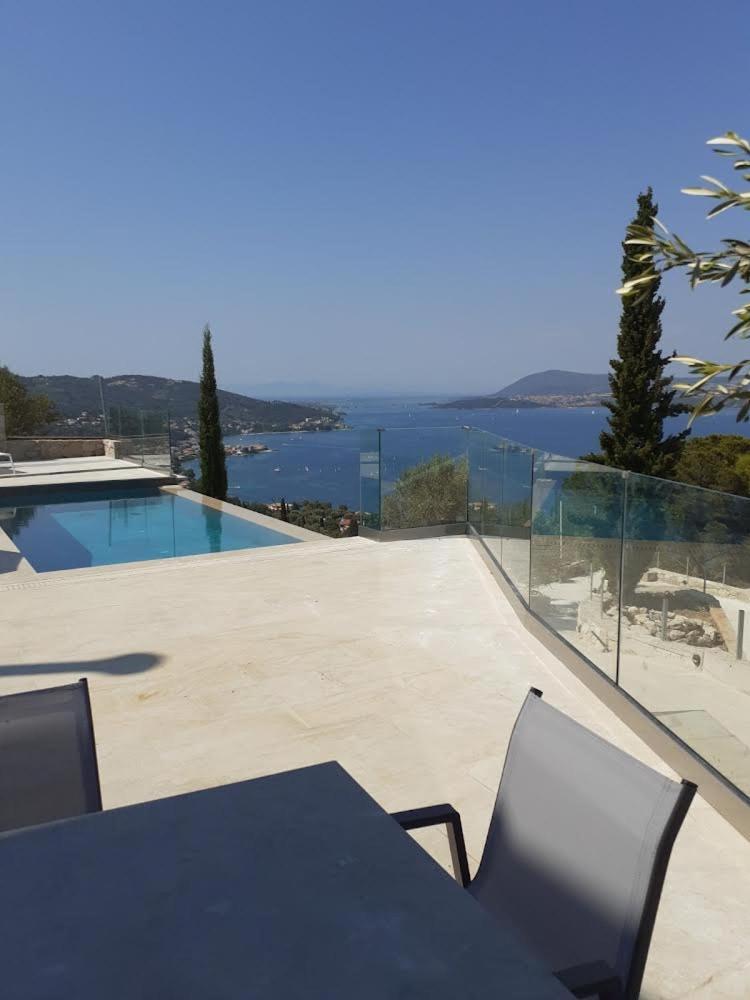 Ionian Stone Luxury Villa Nikiana Bagian luar foto