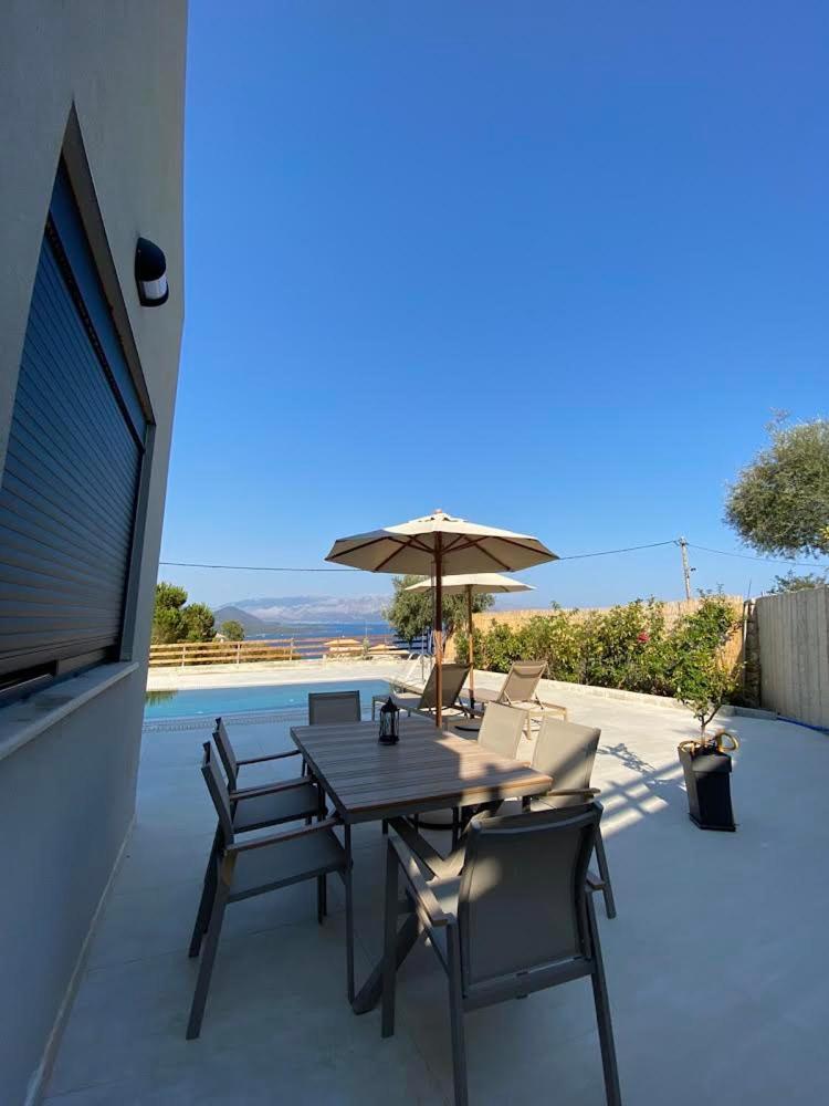 Ionian Stone Luxury Villa Nikiana Bagian luar foto