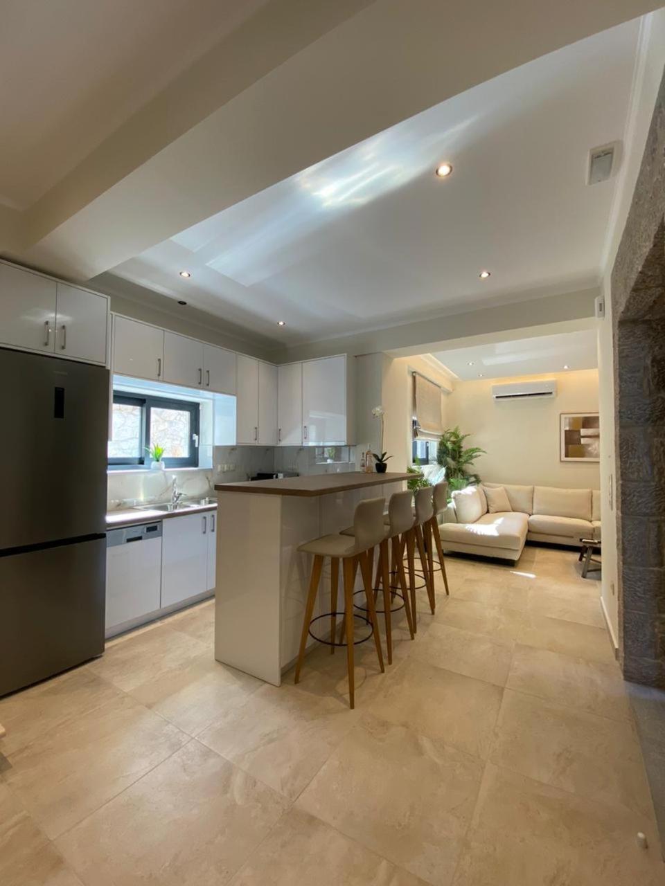 Ionian Stone Luxury Villa Nikiana Bagian luar foto