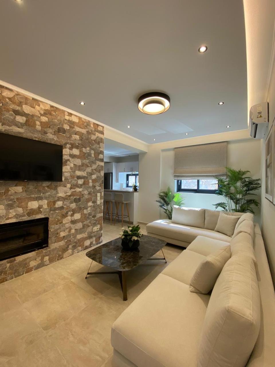 Ionian Stone Luxury Villa Nikiana Bagian luar foto