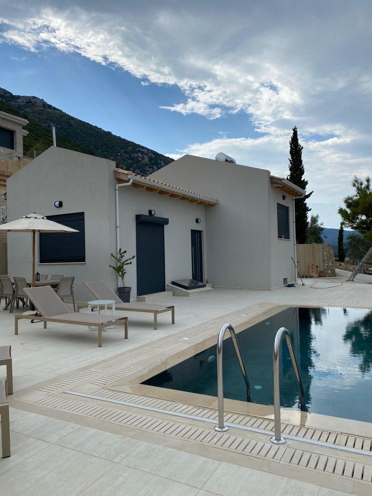 Ionian Stone Luxury Villa Nikiana Bagian luar foto
